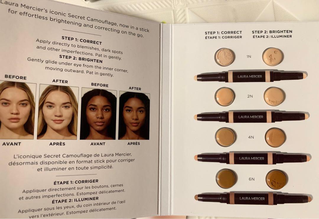 Laura Mercier 4n Brighten Camoufl Camouflage Correct Deep Duo Medium Neutral Secret To Undertones With メルシエ ローラ 海外通販 送料無料 アウトレット 送料無料 Secret