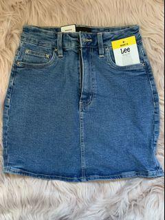 Lee - Sonic Skirt, Mid thigh slim (Indiana blue)