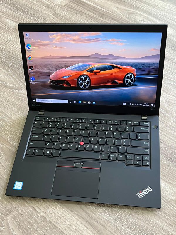 Lenovo ThinkPad T470S Business Laptop/ i5-7300U/ 8GB RAM/ 256GB M.2 SSD/  14” FHD IPS/Dual Batt/ Microsoft Office 2021