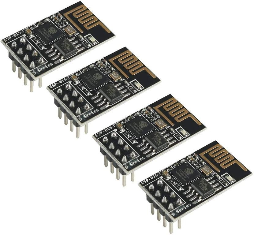 Makerfocus ESP8266 ESP-01S - 1MB Flash WiFi Serial Transceiver Module ...