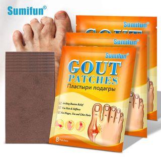 MELEGAKAN GAUT Hand and Foot Pain Relief Gout Patch 8 stickers/bag