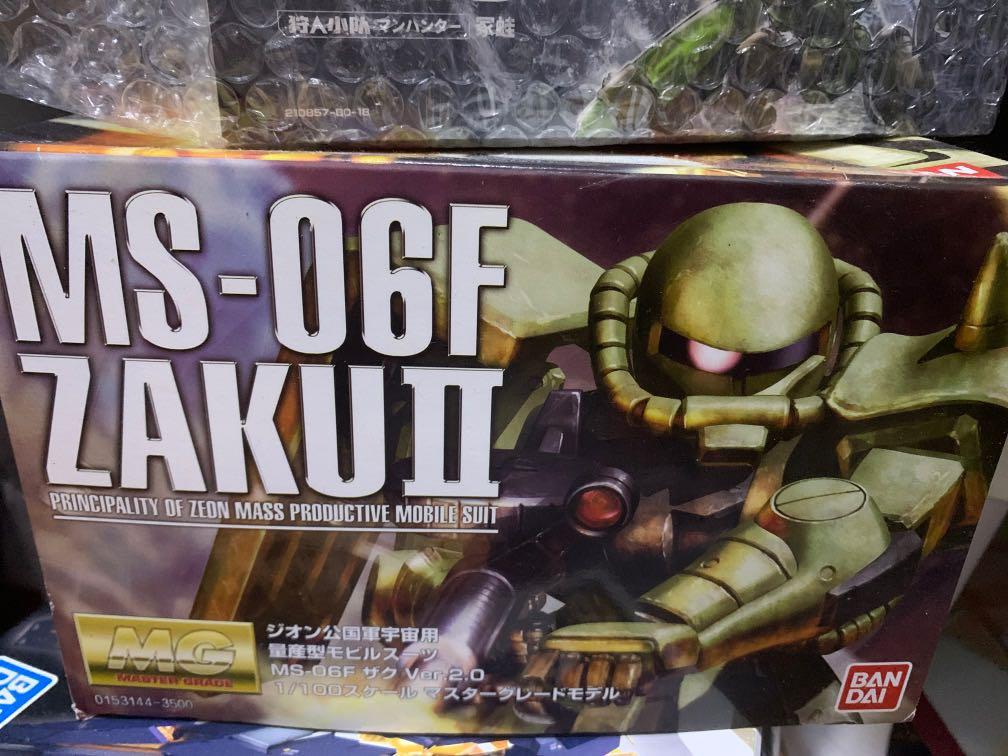 Mg Ms 06f Zaku Ii Hobbies Toys Toys Games On Carousell