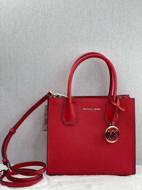Michael kors mercer medium red store