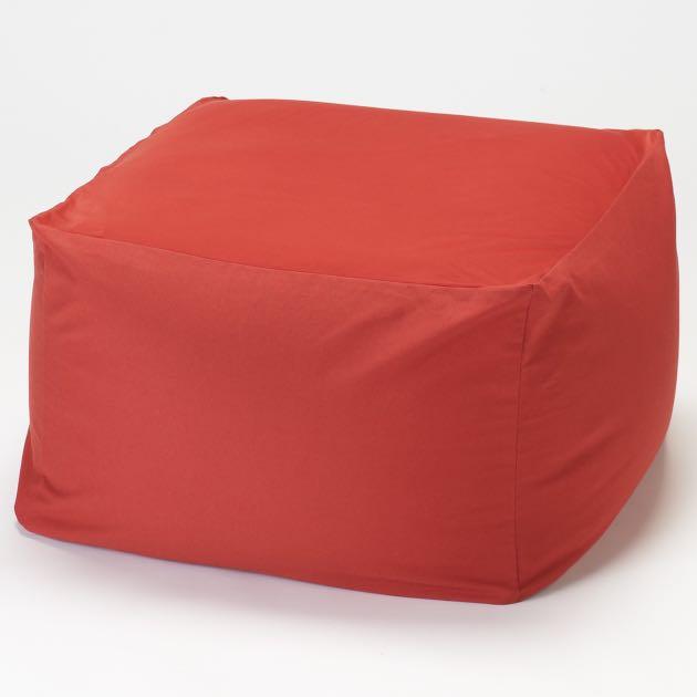 Muji Bean Bag Red, Furniture & Home Living, Furniture, Sofas on Carousell