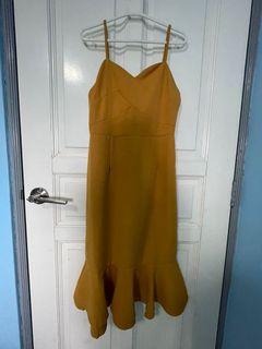 Mustard Yellow Dress S