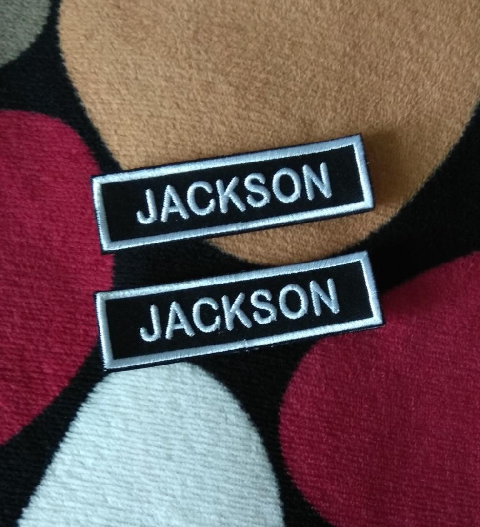 Name Tag Name Patch (Velcro) 3pcs per set, Hobbies & Toys, Stationery