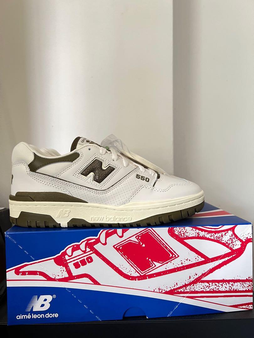 New Balance 550 x Aimé Leon Dore (Olive), Men's Fashion, Footwear, Sneakers  on Carousell