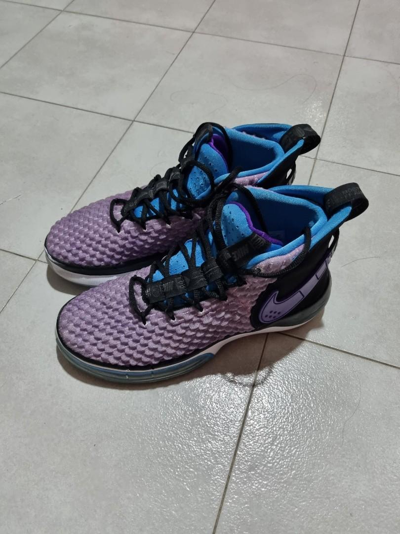 Nike basketball shoes purple