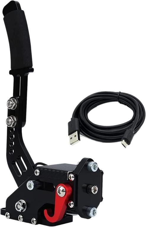 No clamp included)Obokidly Upgrade Verion 3-IN-1 USB Handbrake With Clamp  Support T300RS/T300 Ferrari Compatible With PS4/PS5  PC For Simracing Game  Sim Rig (Black-For T300RS/T300 Ferrari), Video Gaming, Gaming Accessories,  Interactive Gaming