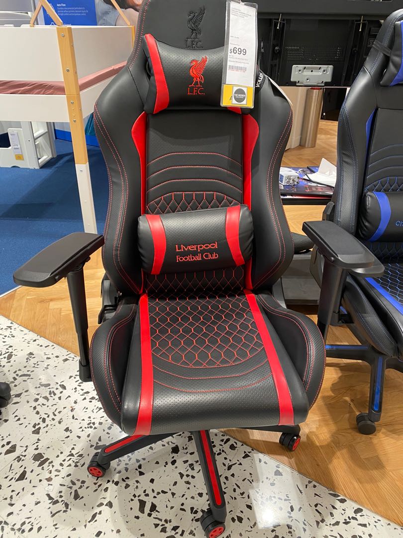 Official Licensed Liverpool Volley Gaming Chair display set from Courts Furniture Home Living Furniture Chairs on Carousell