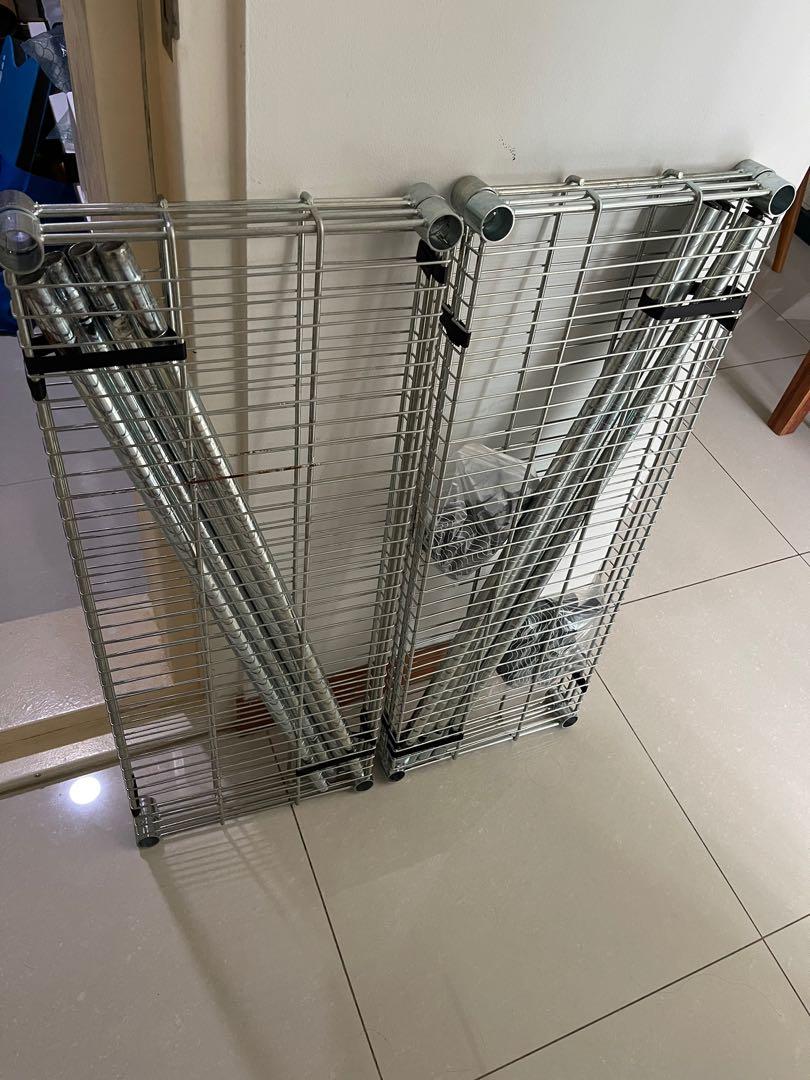 Omar shelving with rollers, Furniture & Home Living, Furniture, Shelves