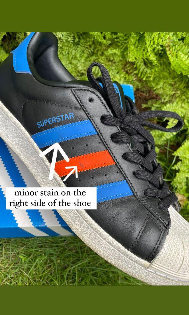 Superstar black blue shop orange