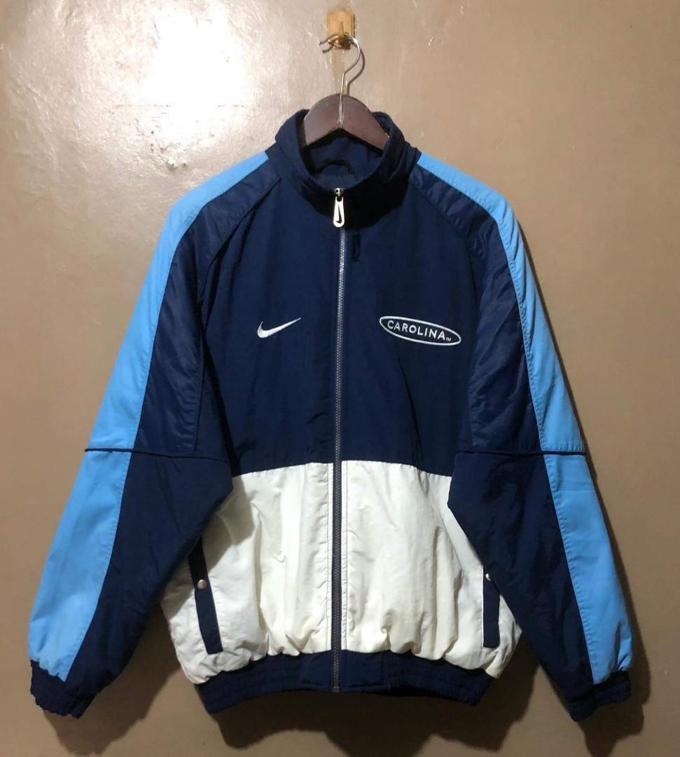 Original Vintage NIKE North Carolina Jacket, Men's Fashion, Coats