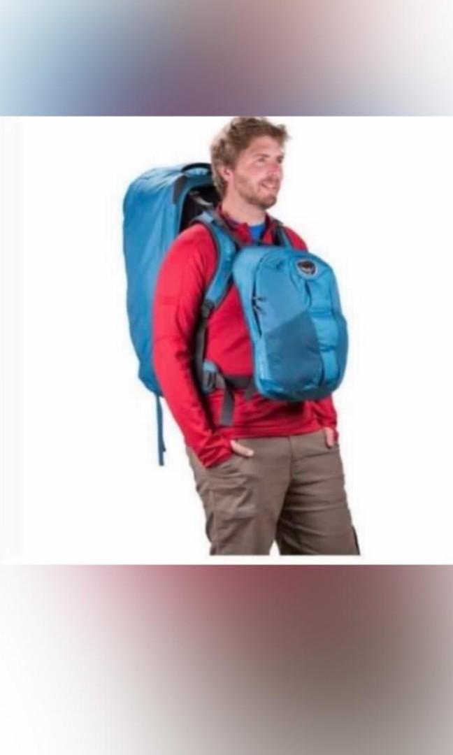 Osprey Farpoint 55 Blue Men s Fashion Bags Backpacks on Carousell