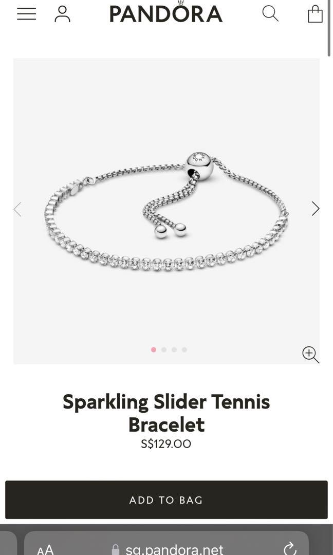 Rainbow tennis clearance bracelet pandora