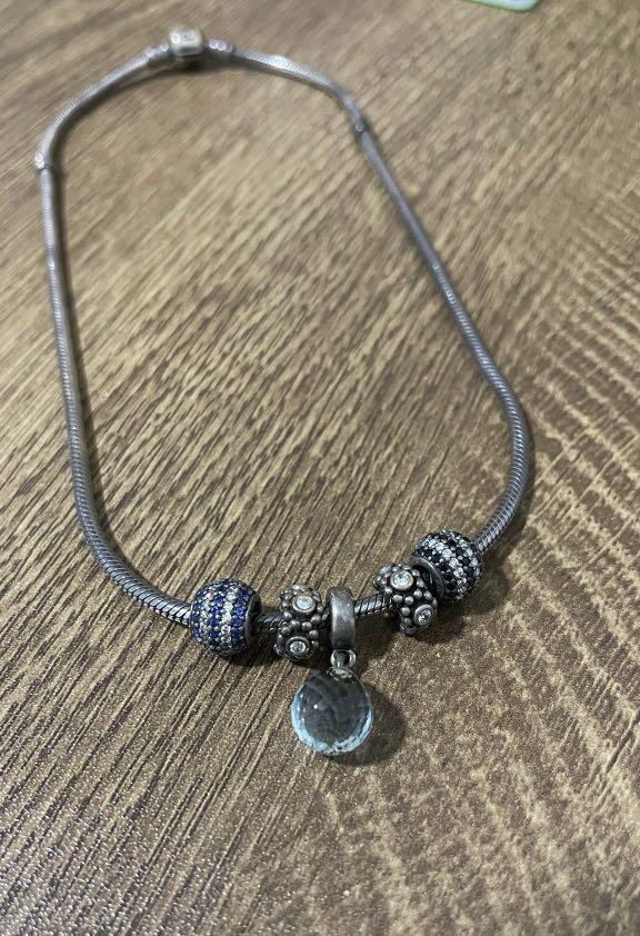 Snake chain online necklace pandora