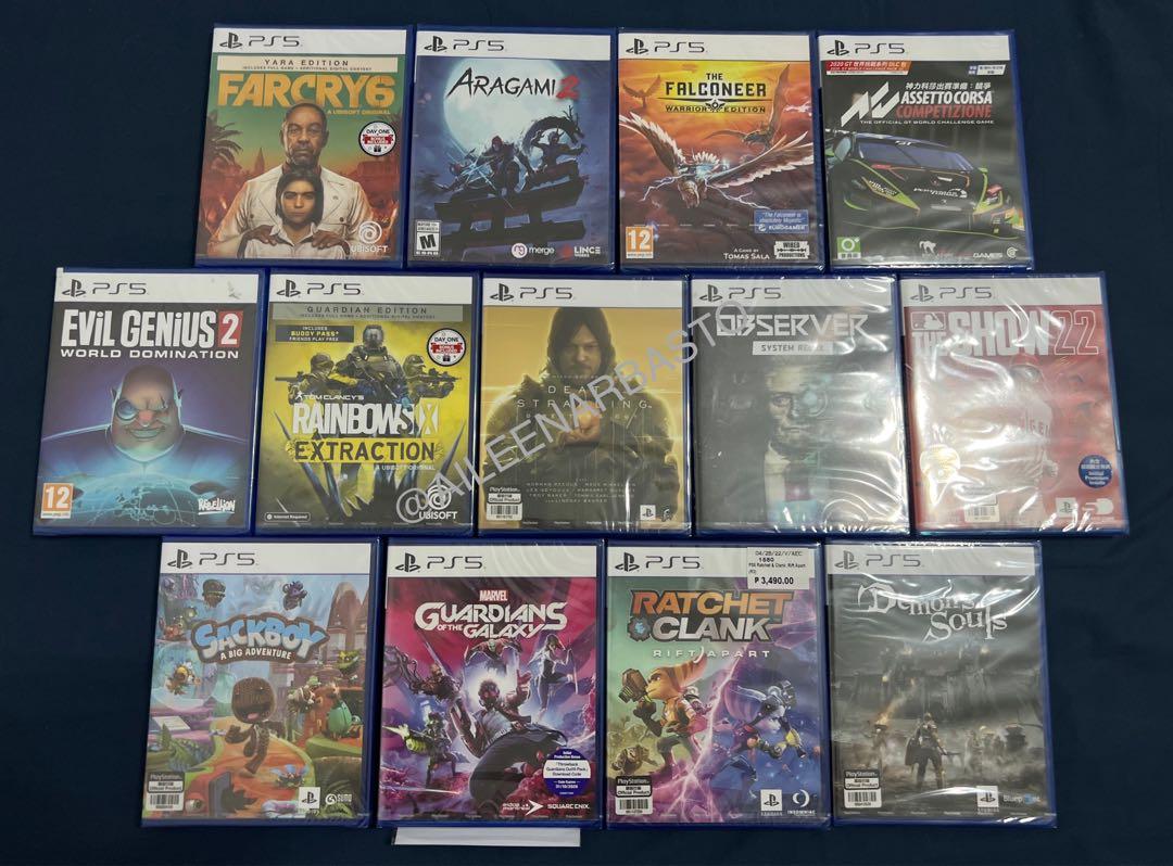 PLAYSTATION 5 GAMES (DISC) BRAND NEW AND SEALED, Video Gaming, Video