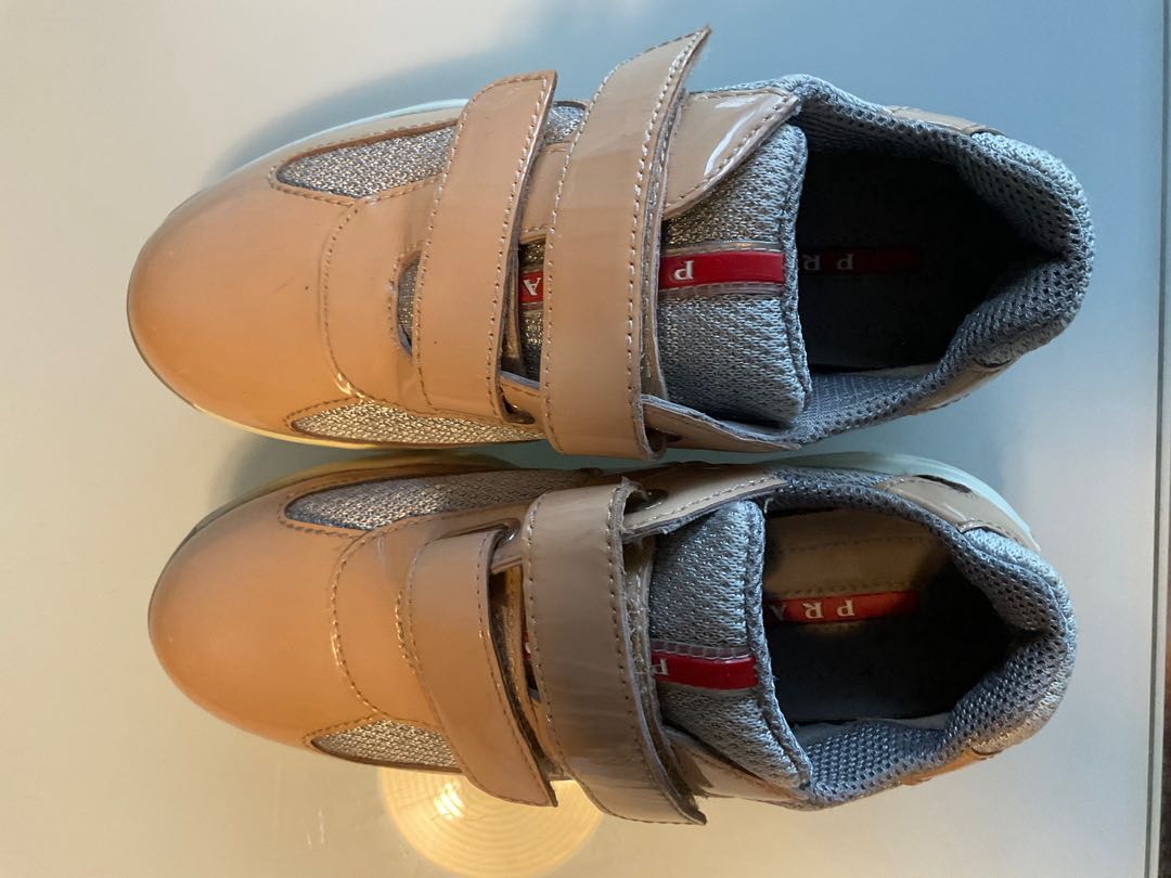 SALE: PRADA girls shoes- size 29 , Luxury, Sneakers & Footwear on Carousell