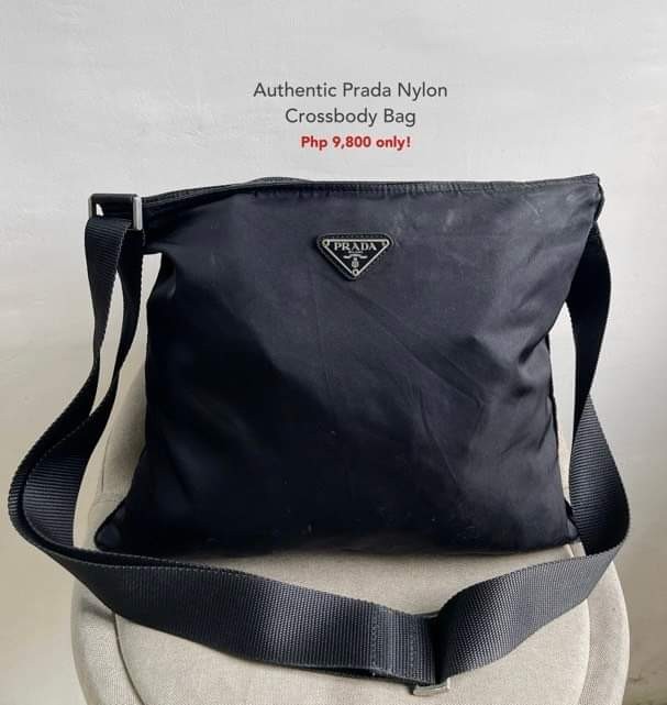 Prada nylon body bag on sale