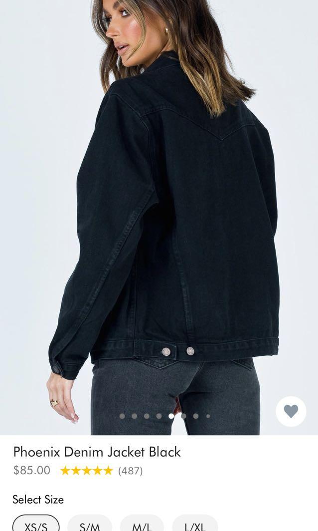 Princess polly phoenix denim jacket clearance