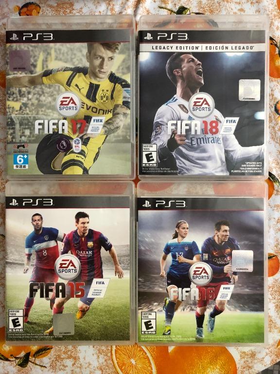 PS3 Games FIFA 15 18 Video Gaming Video Games PlayStation on