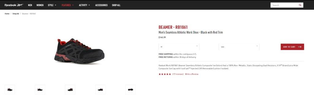 Reebok discount code free sale delivery