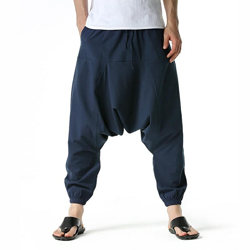 Mens harem jogger shorts top