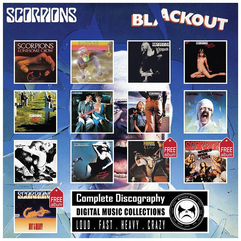 SCORPIONS complete discography, Hobbies & Toys, Music & Media, CDs & DVDs  on Carousell