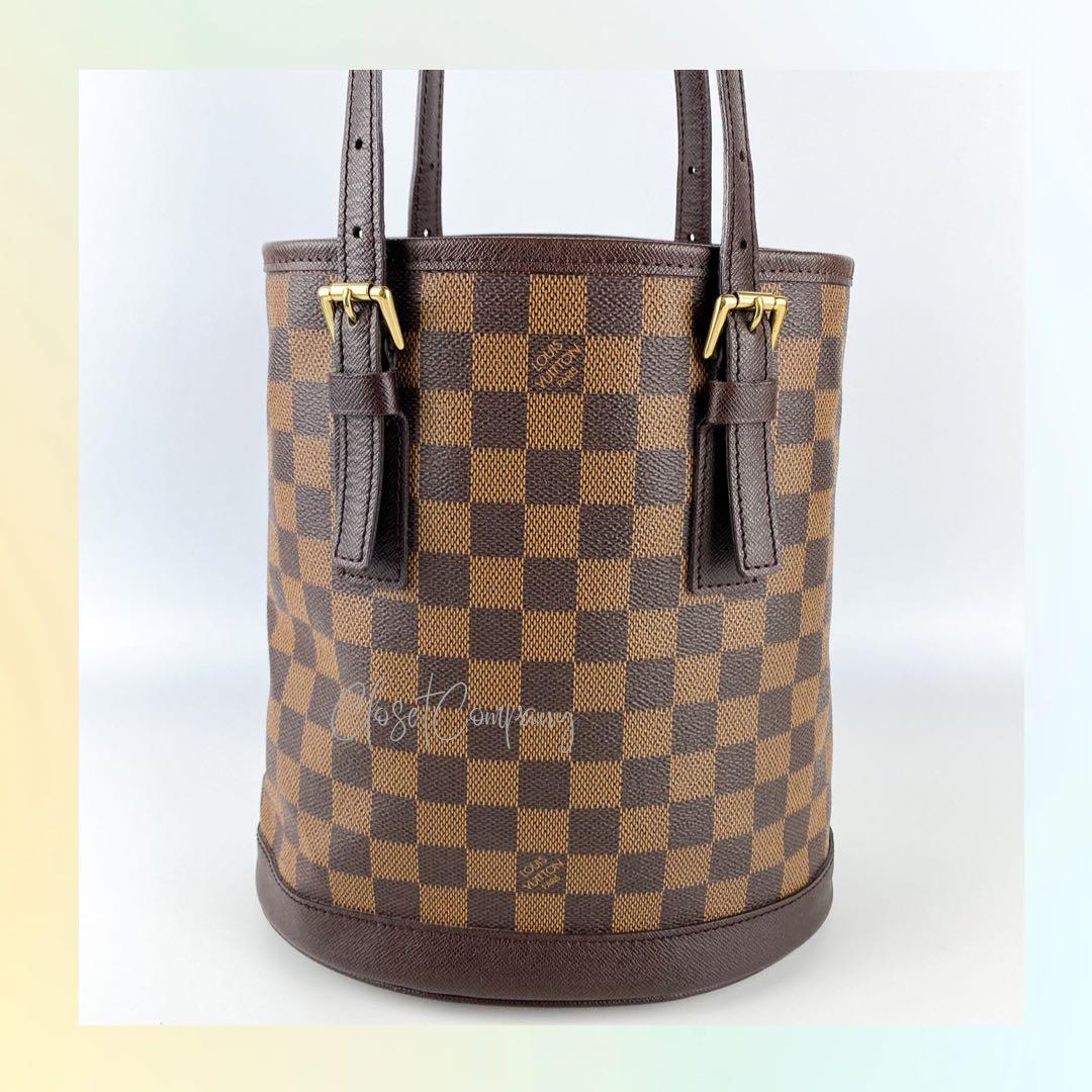 LV Damier Vintage Bucket Bag, Luxury, Bags & Wallets on Carousell