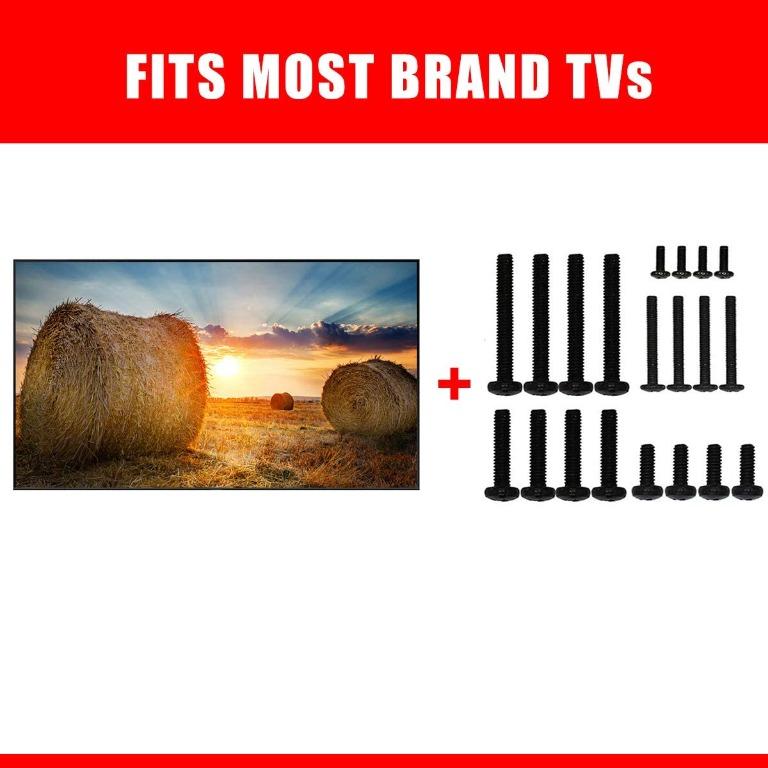 Suptek Tv Bracket Screw, Tv Screws Set, M4 M5 M6 M8 Television Screws And Spacers For Most Tvs