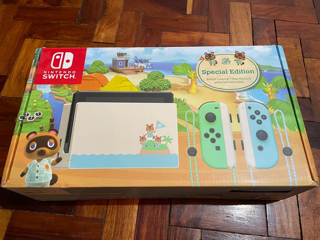 Switch V2 ACNH, Video Gaming, Video Game Consoles, Nintendo on Carousell