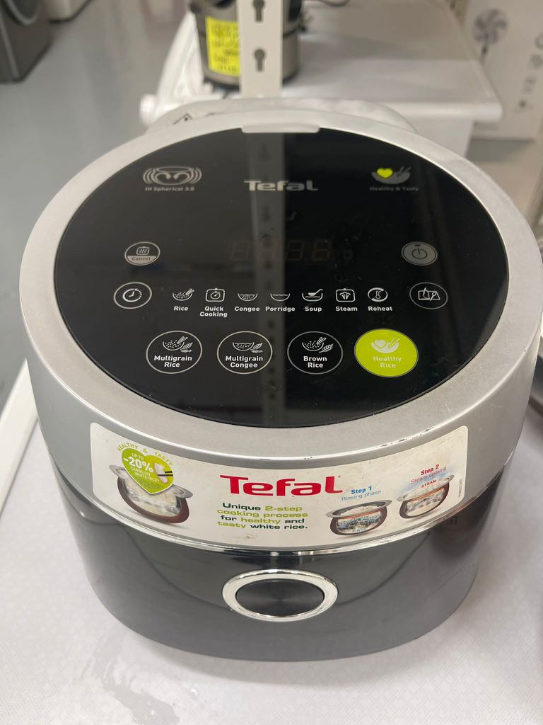 TEFAL RK8608 RICE COOKER INDUCTION LOWER GI (1.0L) Condition 8/10 140, TV & Home Appliances