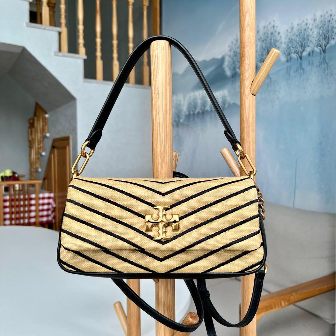 Tory Burch Kira Chevron Stripes Flap Bag, Women's Fashion, Bags & Wallets,  Cross-body Bags on Carousell