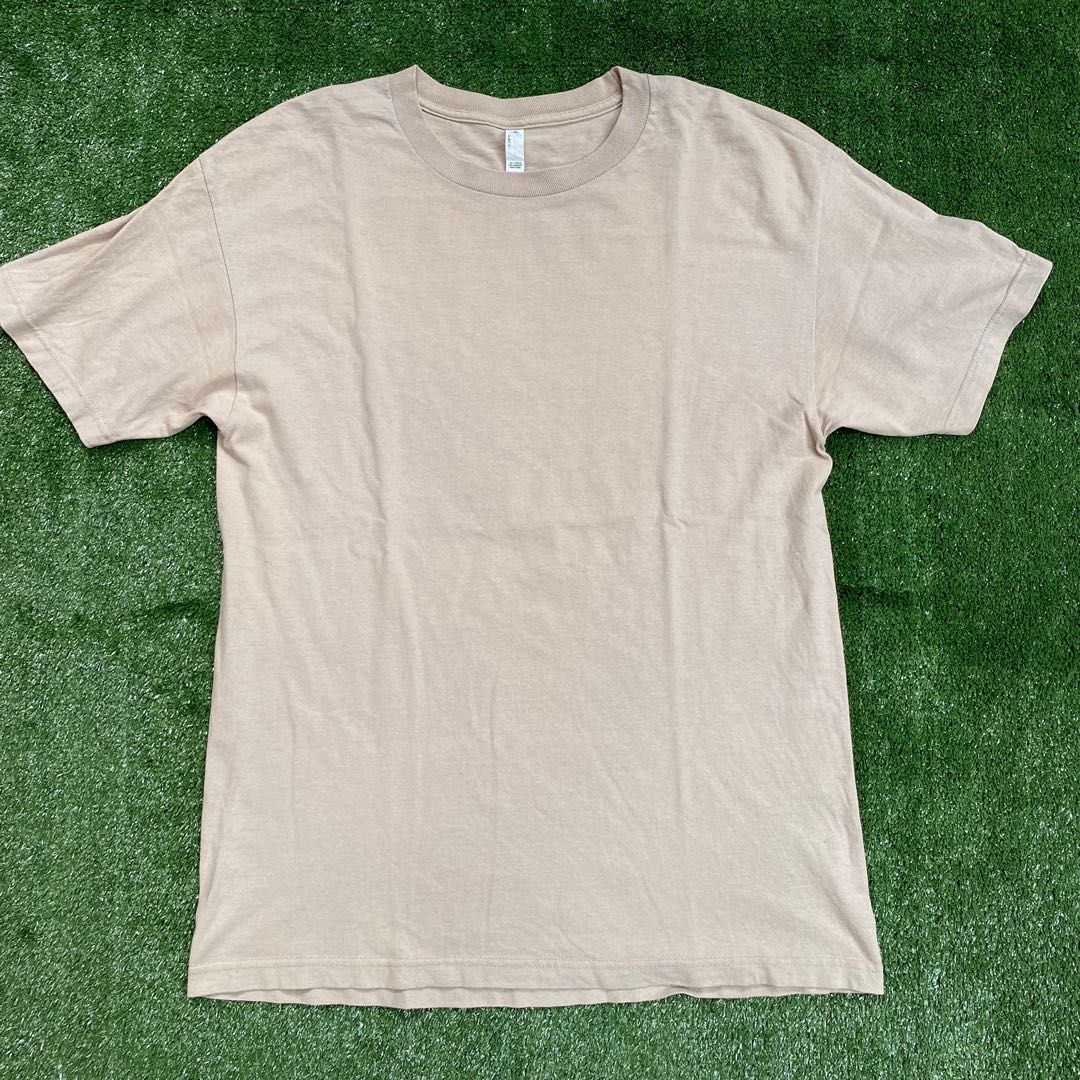 Triple a plain blank khaki shirt Men s Fashion Tops Sets