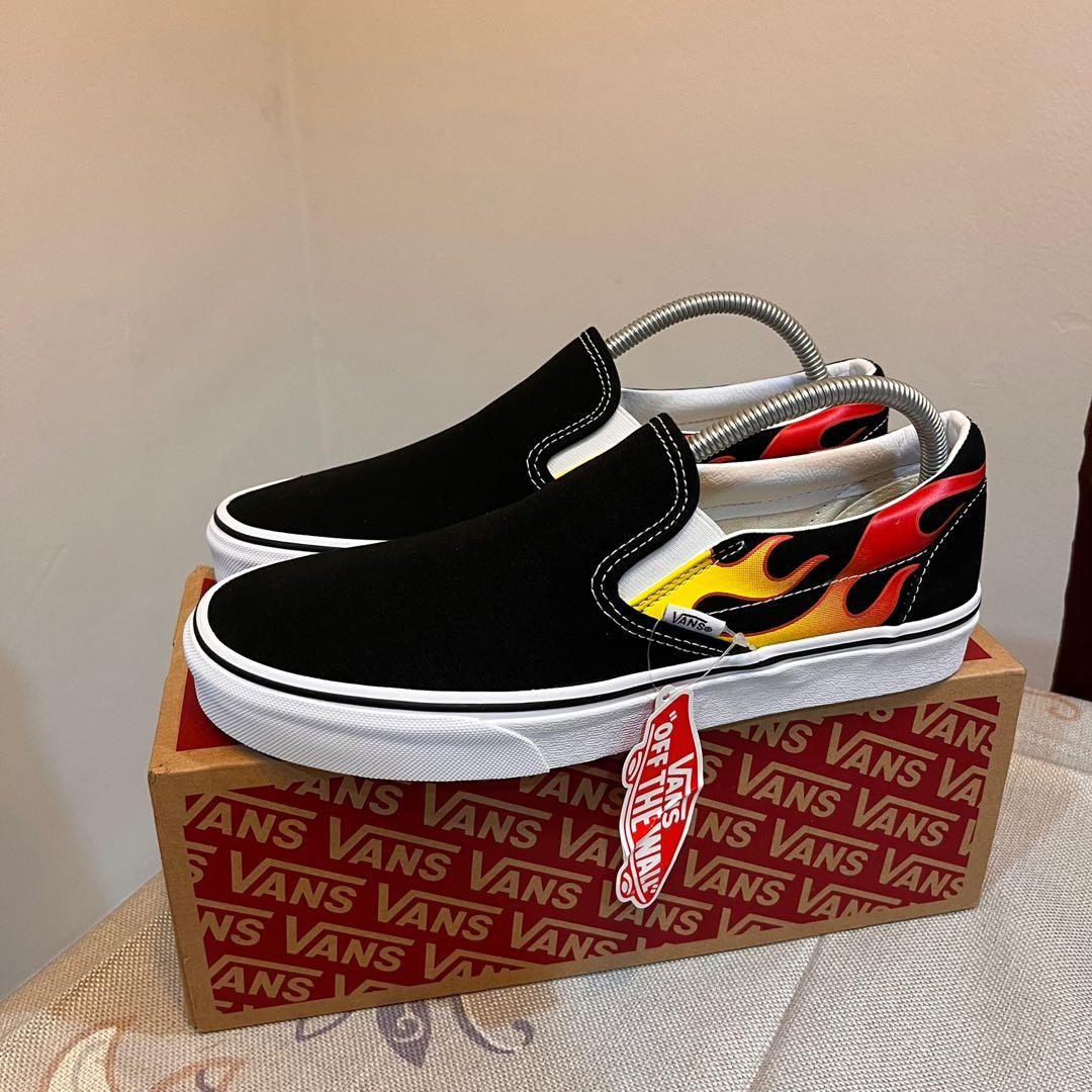 Vans Slip On Flame Men s Fashion Footwear Sneakers on Carousell