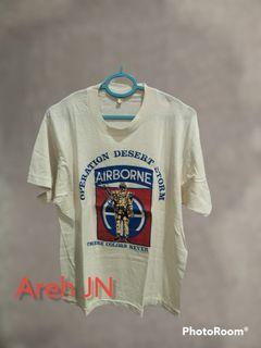 Vintage Operation Desert storm Airborne shirt