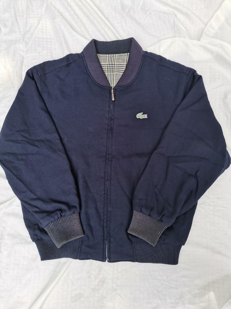 Vintage Chemise Lacoste Reversible Bomber Jacket Men s Fashion