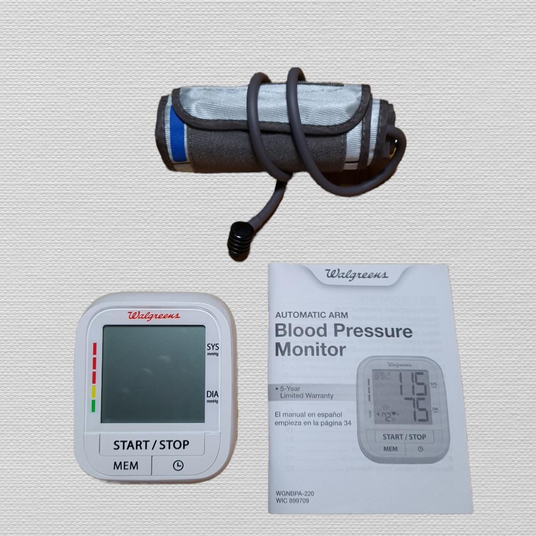 Walgreens Auto Arm Blood Pressure Monitor