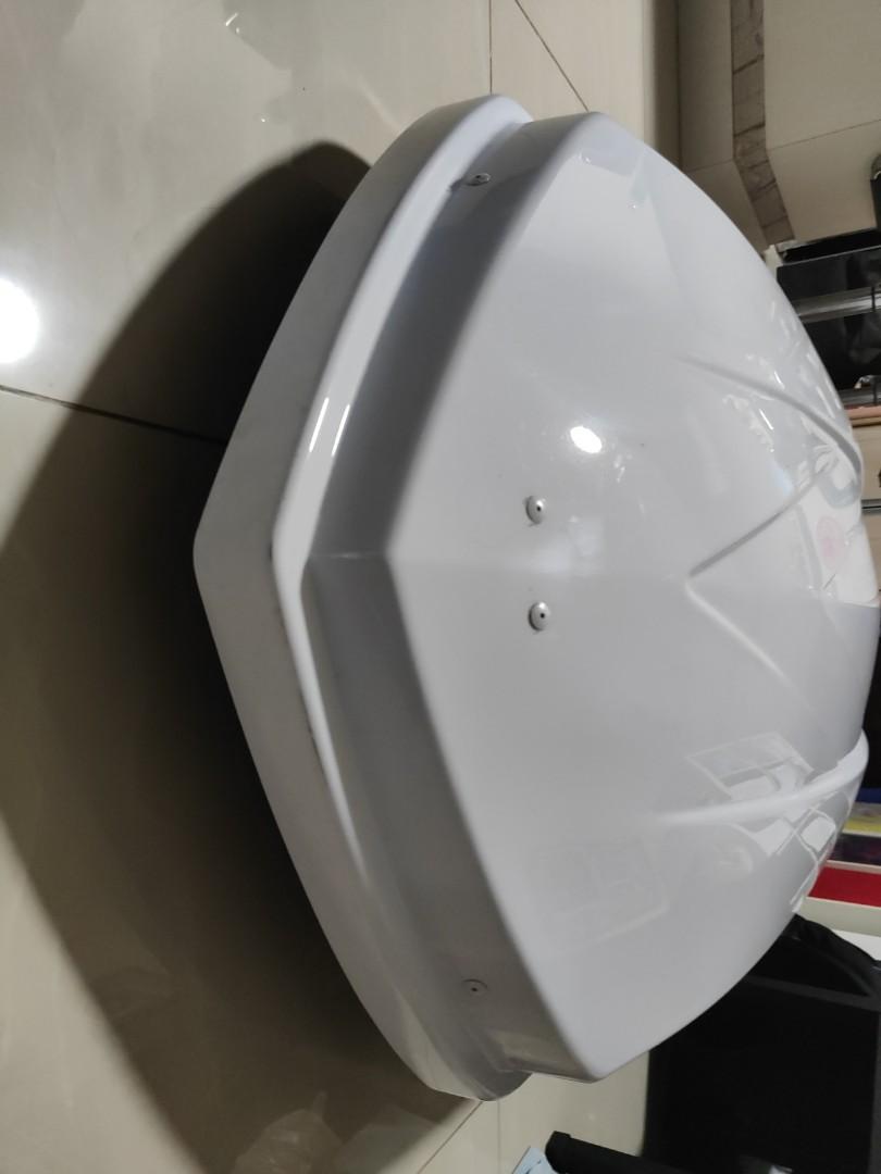 FS Universal White aerodynamic slim roof box, Car Accessories