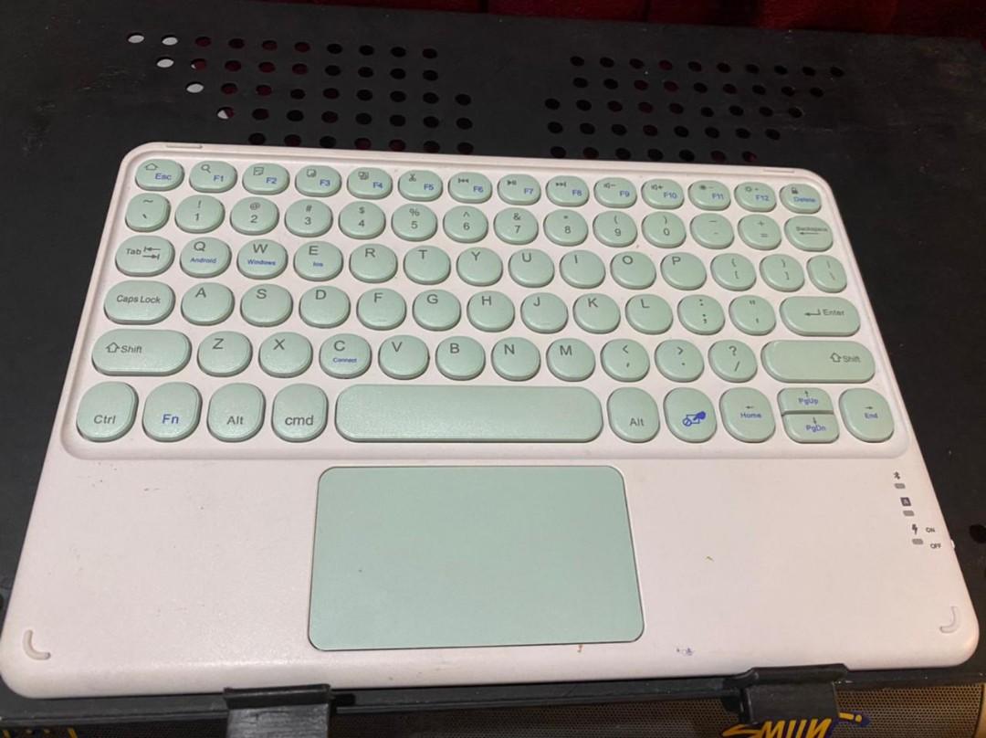 Wireless Keyboard Bluetooth Android Ios, Elektronik, Bagian Komputer