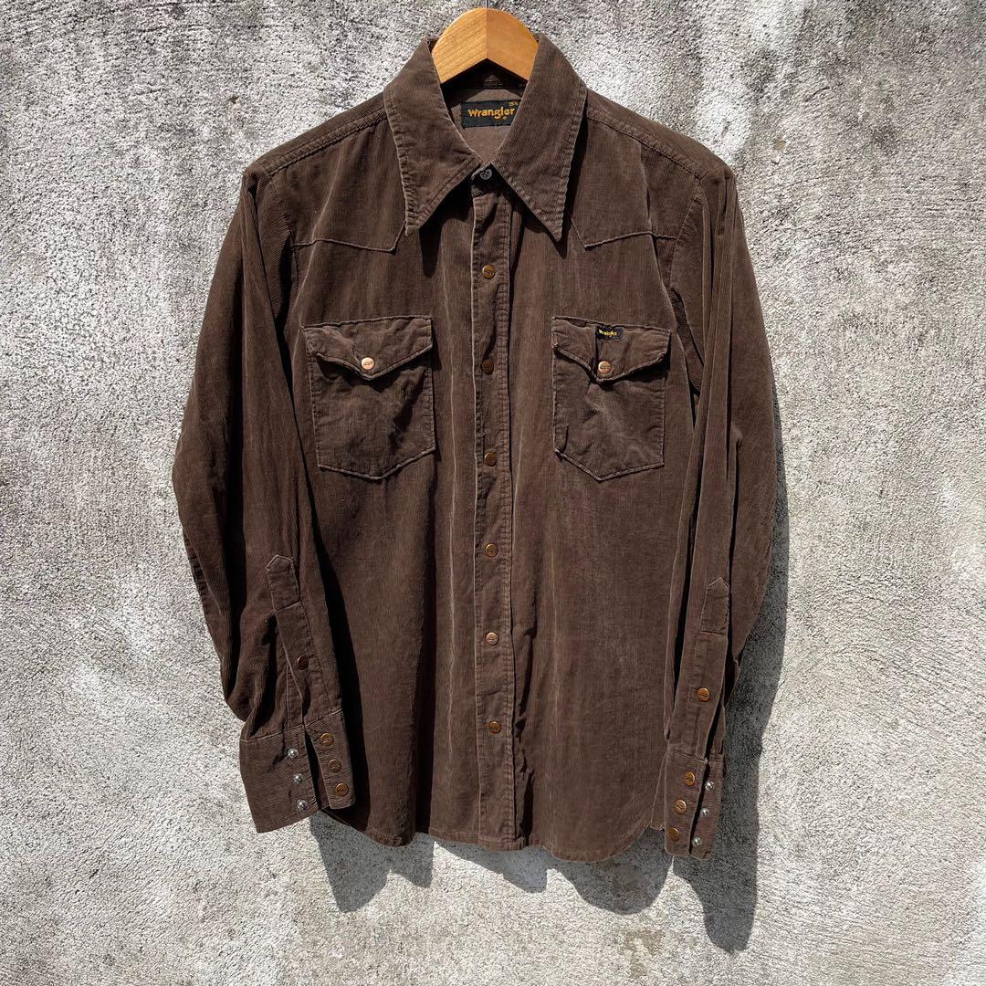 Wrangler cord cheap shirt