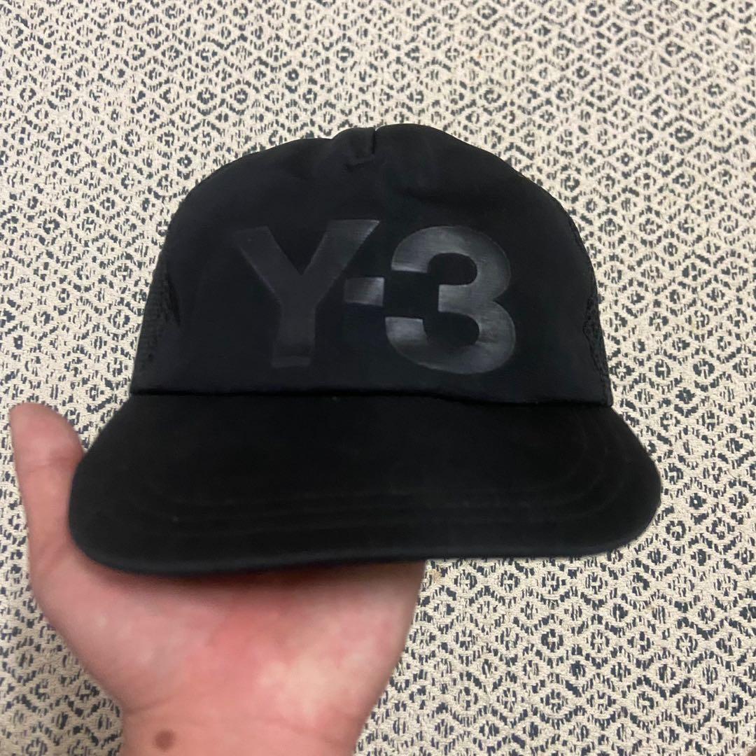Y3 trucker hot sale cap black