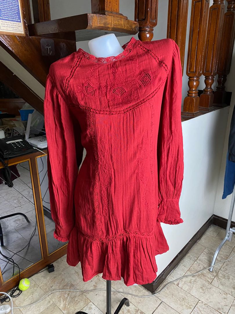 ZARA LINEN DRESS, Women's Fashion, Dresses & Sets, Dresses on Carousell