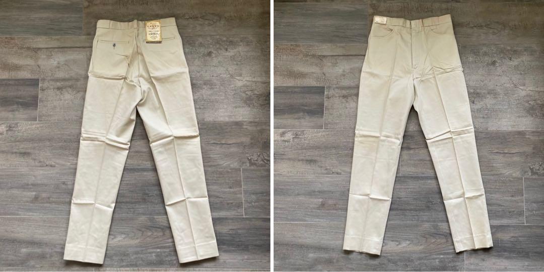 1970's LEVI'S DEADSTOCK TROUSERS USA VINTAGE COTRIL PANTS NEW OLD