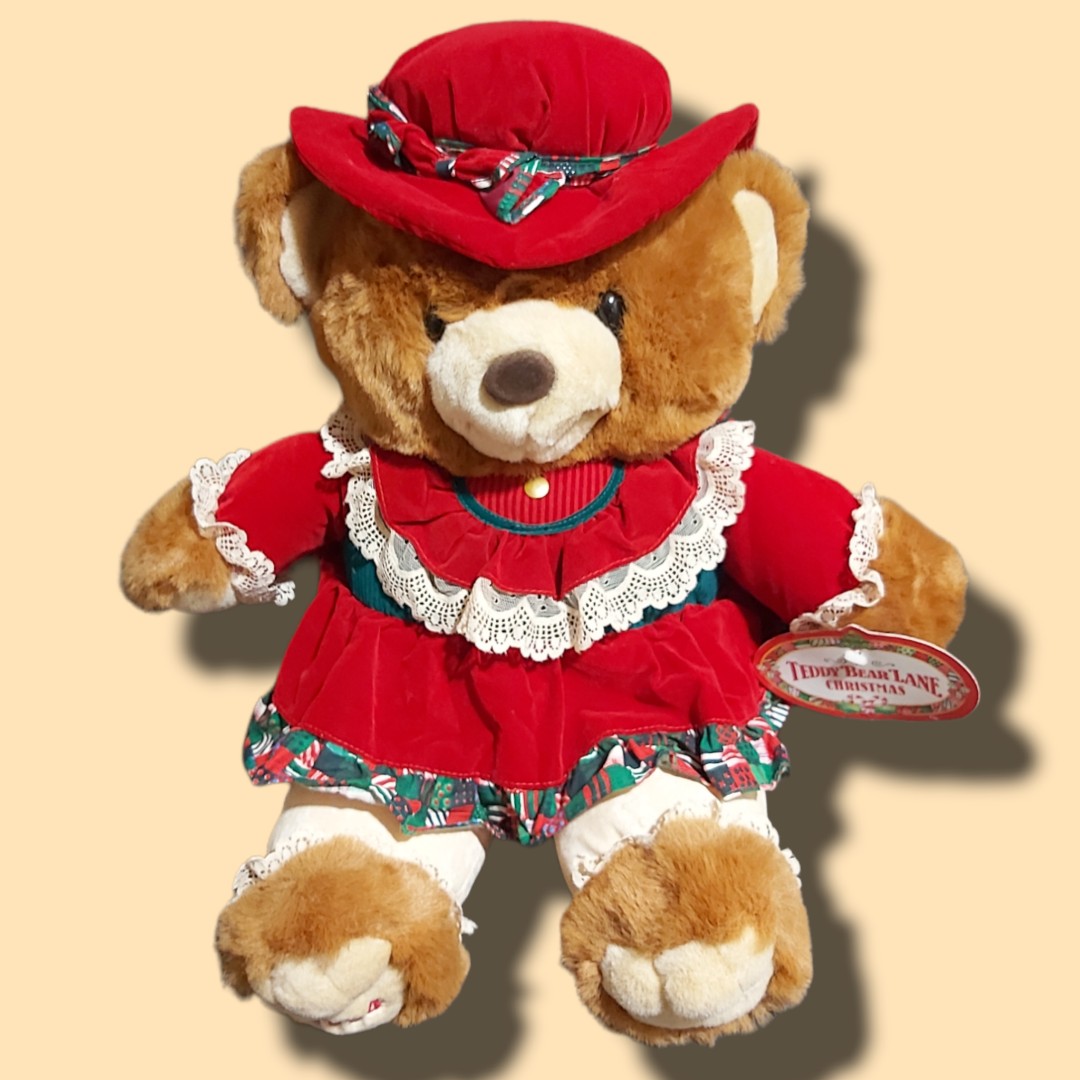 1994 Teddy Bear Lane Holiday Bear, Hobbies & Toys, Toys & Games on