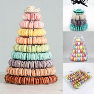 4/6/10 Tier PET Macaron Display Tower/Stand (Ready Stock)