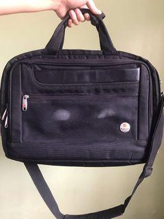 6-Pocket Briefcase Office Handbag Laptop Compartment Bag for Men
