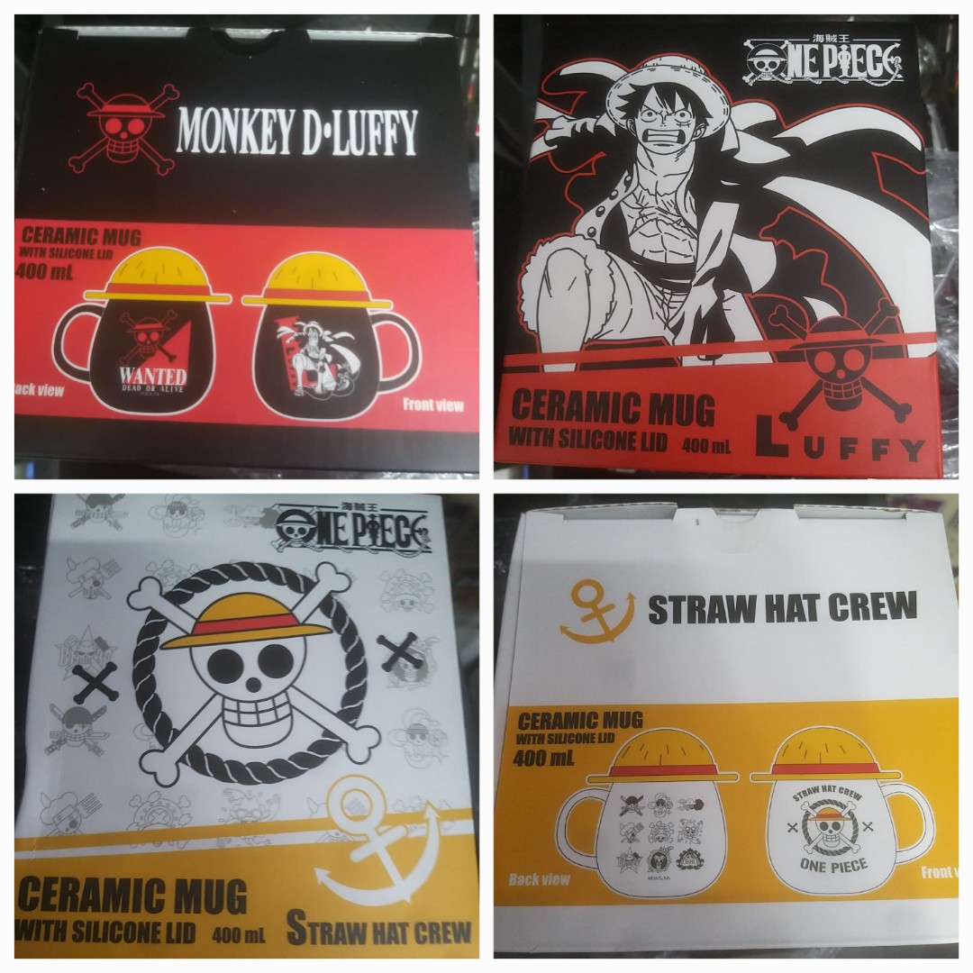 7 11 海賊王瓷杯 膠草帽蓋one Piece 路飛 傢俬 家居 廚具和餐具 廚水杯 水壺 Carousell