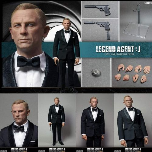 全新Eleven x Kai 1/6 scale EXK004 Agent J 007 James Bond Daniel