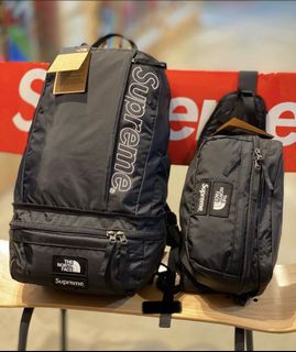 全新ss22 Supreme TNF trekking convertible backpack and waist bag